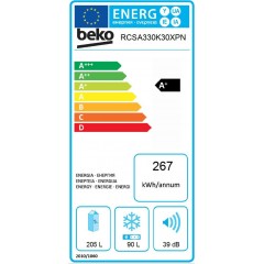BEKO RCSA-330K30 WN ΨΥΓΕΙΟΚΑΤΑΨΥΚΤΗΣ A+, 185X60 BEKO RCSA-330K30 WN ΨΥΓΕΙΟΚΑΤΑΨΥΚΤΗΣ A+, 185X60